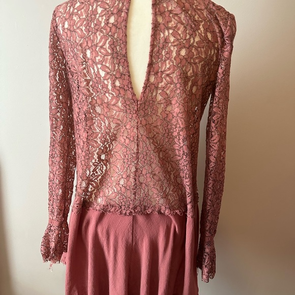 Free People Dresses Free People Tell Tale Lace Tunic Dress - Picture 5 of 8